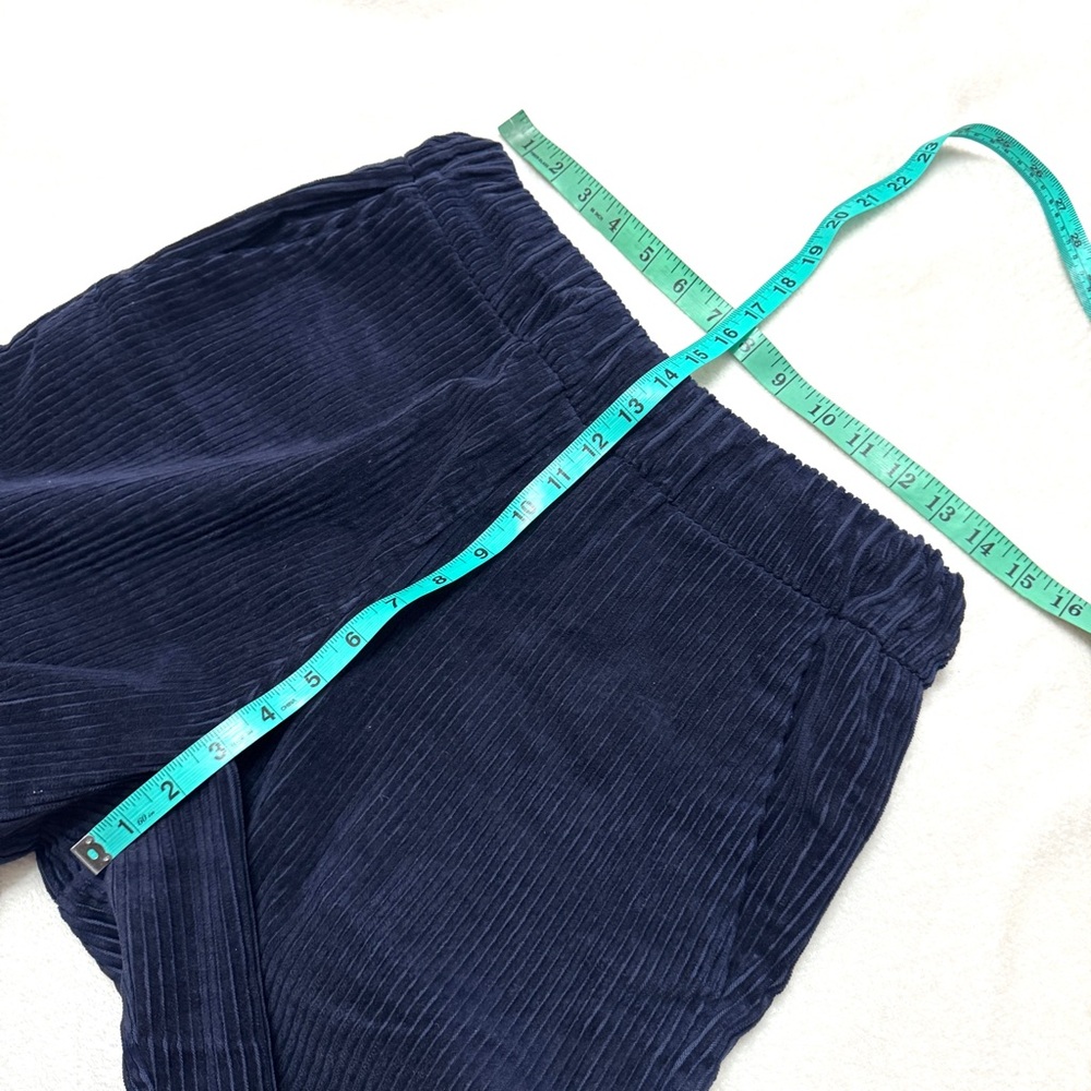 GALLEGO DESPORTES sz S Jane Corduroy pants in navy - Picture 11 of 12